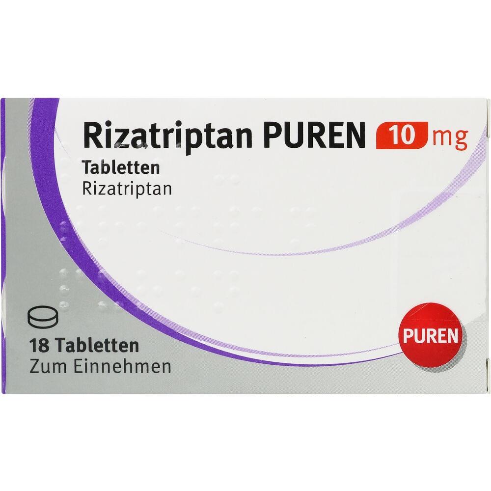 Rizatriptan PUREN 10 mg 18 St Tabletten