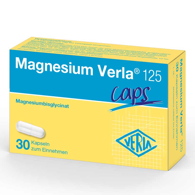Magnesium Verla 125 caps 30 St Kapseln