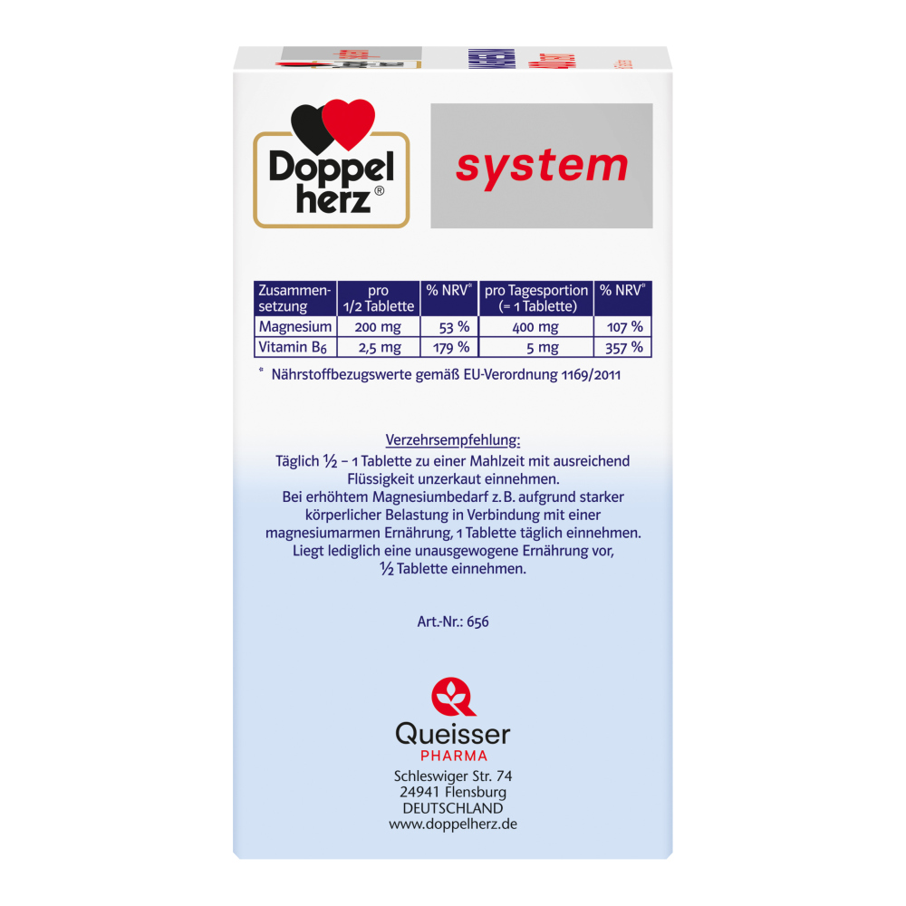 Doppelherz system MAGNESIUM 400 DEPOT 60 St Tabletten