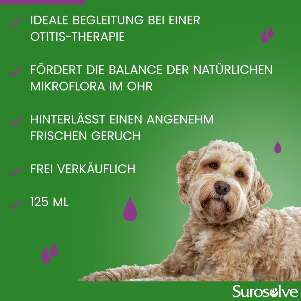 Surosolve Ohrreiniger vet. 125 ml Flüssigkeit