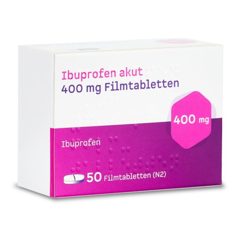 Ibuprofen akut 400mg 50 St Filmtabletten
