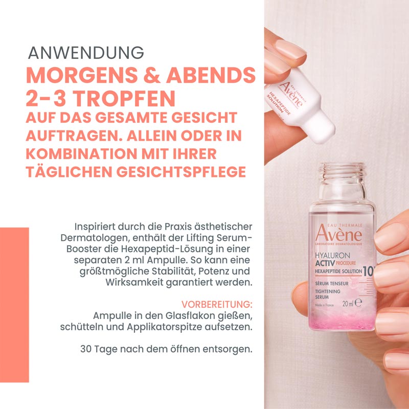 Avène HYALURON ACTIV PROCEDURE LIFTIN SERUM- BOOSTER 20 ml Mixtur
