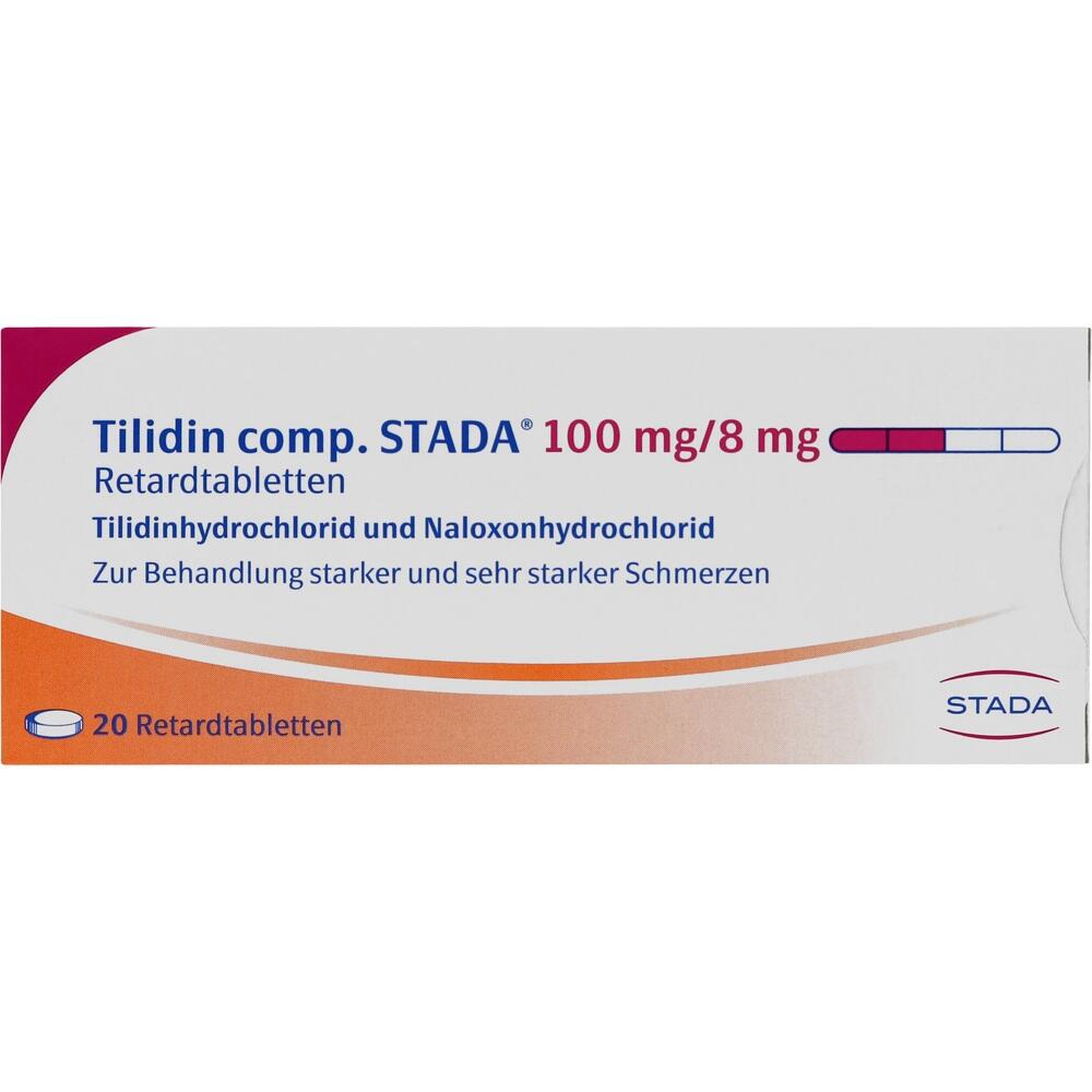 Tilidin comp. STADA 100mg/8mg 20 St Retard-Tabletten