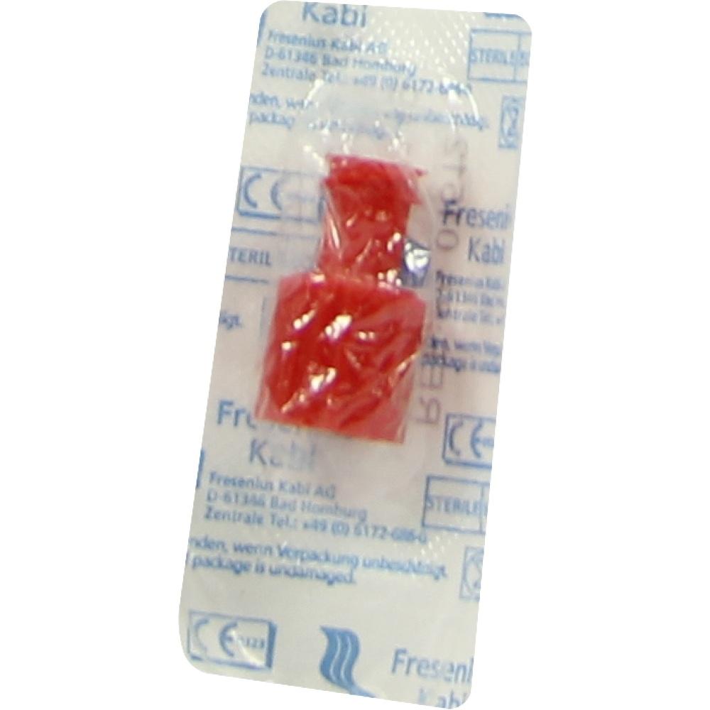 KOMBISTOPFEN rot Luer Lock 1 St