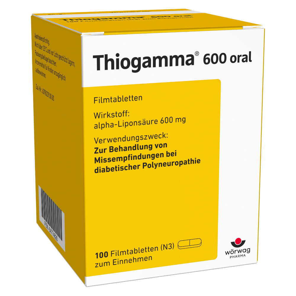 Thiogamma 600 oral 100 St Filmtabletten