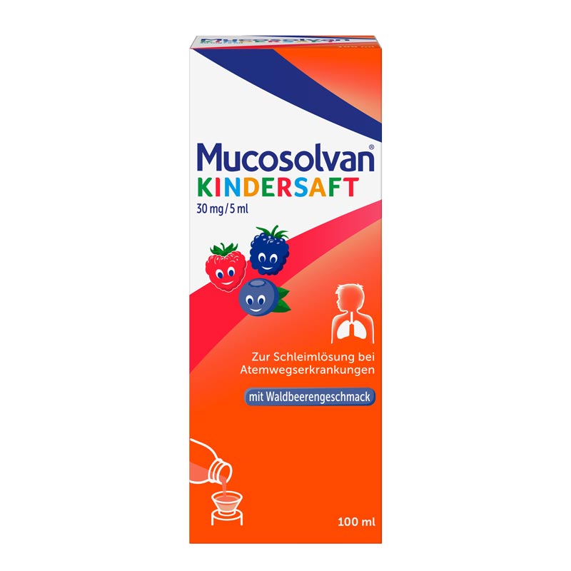 Mucosolvan KINDERSAFT 100 ml Lösung zum Einnehmen