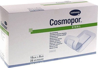 COSMOPOR steril 8x15 cm 25 St Pflaster