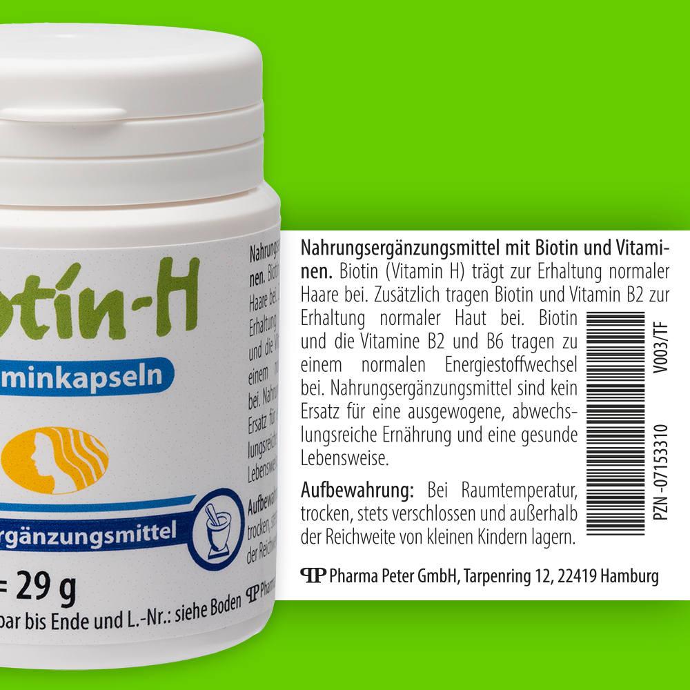 BIOTIN H Vitaminkapseln 60 St Kapseln