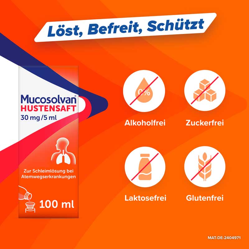 MUCOSOLVAN Hustensaft 100 ml L&ouml;sung zum Einnehmen