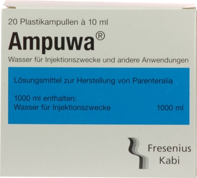 AMPUWA Plastikampullen Injektions-/Infusionslösung 20X10 ml Injektions-/Infusionslösung