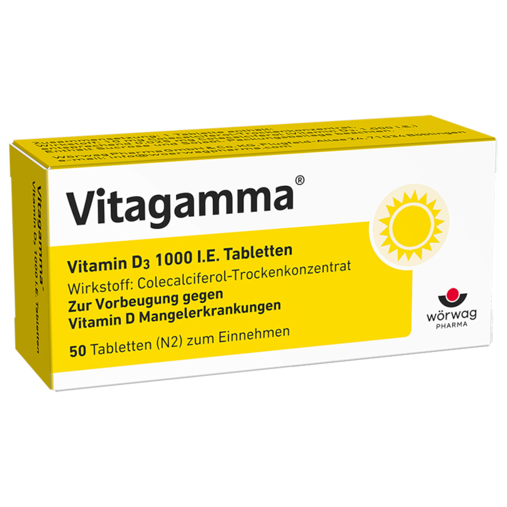 Vitagamma Vitamin D3 1.000I.E. Tabletten  50 St Tabletten