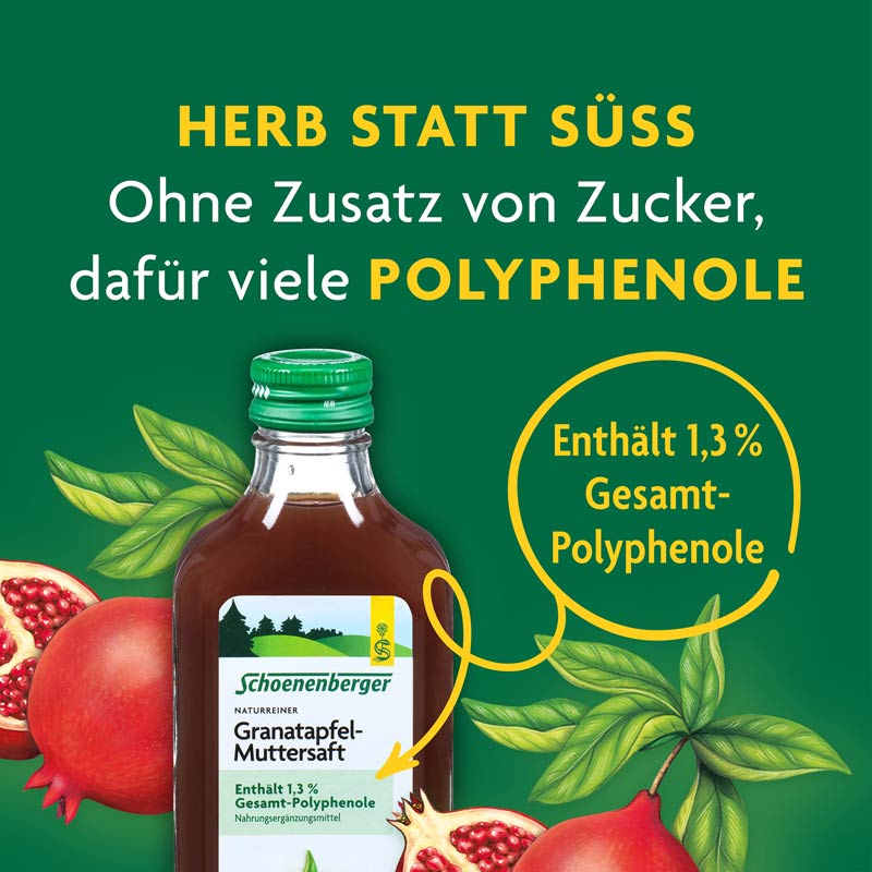 Schoenenberger Naturreiner Granatapfel-Muttersaft  200 ml Saft