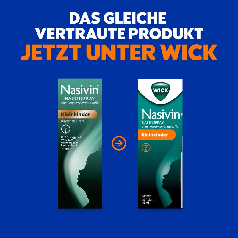 WICK NASIVIN NASENSPRAY Kleinkinder Ohne Konservierungsstoffe 10 ml Nasenspray
