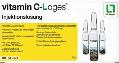 vitamin C-Loges 5 ml Injektionslösung 50X5 ml Injektionslösung