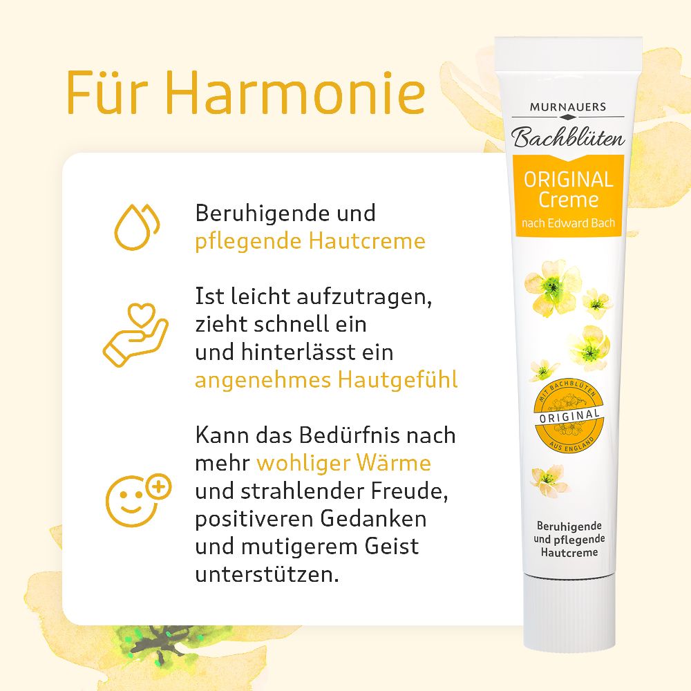 BACHBLÜTEN ORIGINAL CREME nach Dr. Bach 30 g Creme