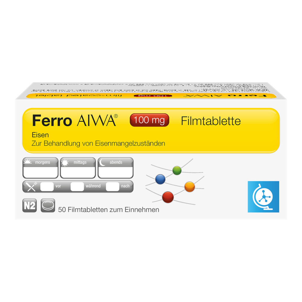 Ferro AIWA 100 mg 50 St Filmtabletten