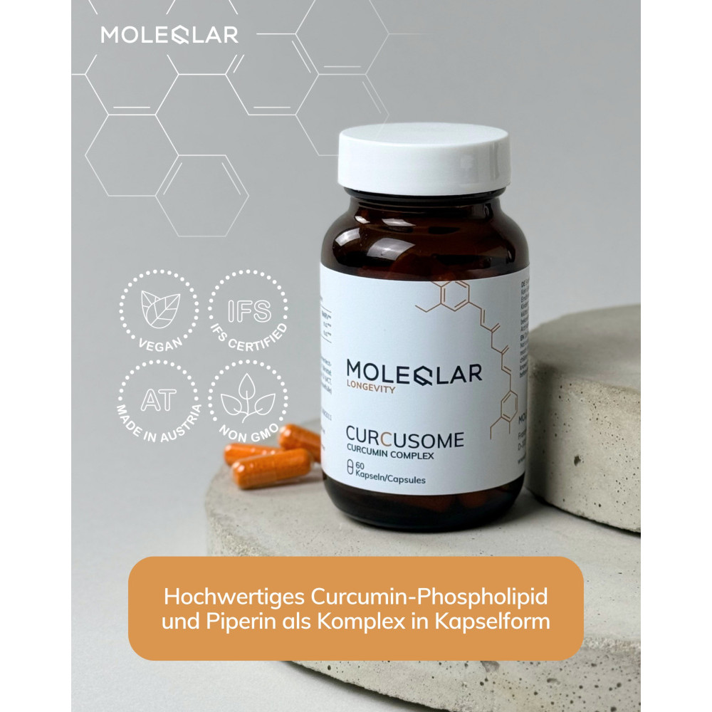 MOLEQLAR LONGEVITY CURCUSOME CURCUMIN COMPLEX  60 St Kapseln