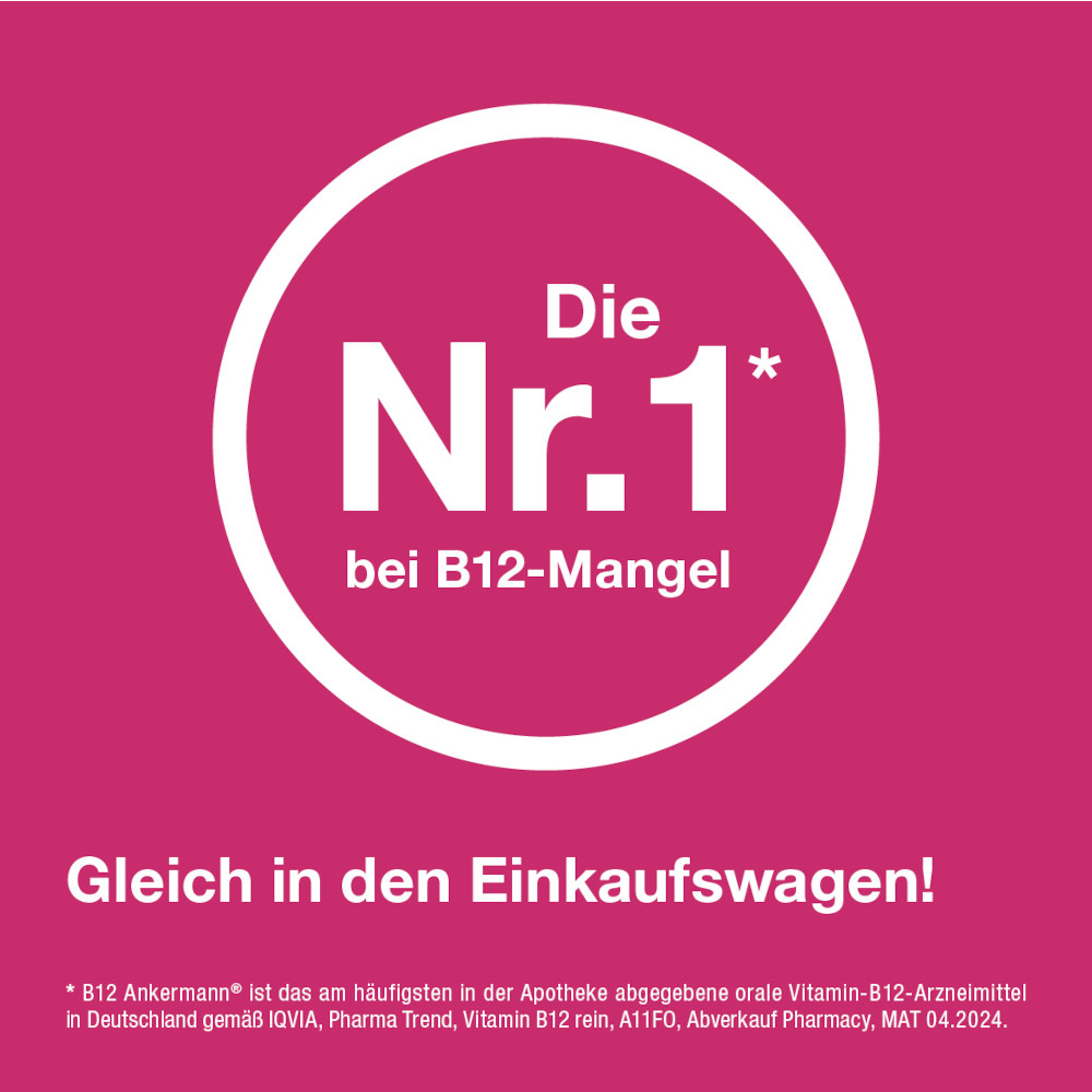 B12 Ankermann 100 St &Uuml;berzogene Tabletten