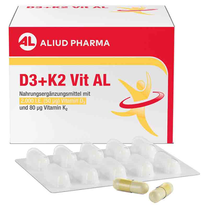 D3 + K2 Vit AL 2000IE/80µg 90 St Kapseln