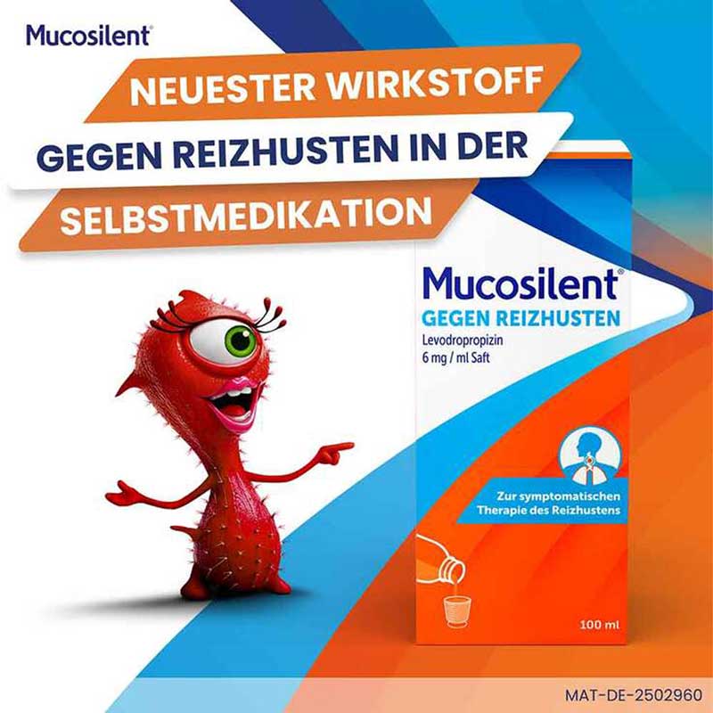 Mucosilent GEGEN REIZHUSTEN 100 ml Lösung zum Einnehmen