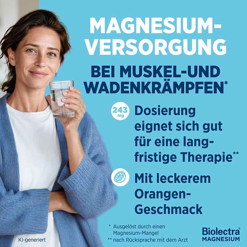 Biolectra MAGNESIUM 243mg FORTE Orange  40 St Brausetabletten