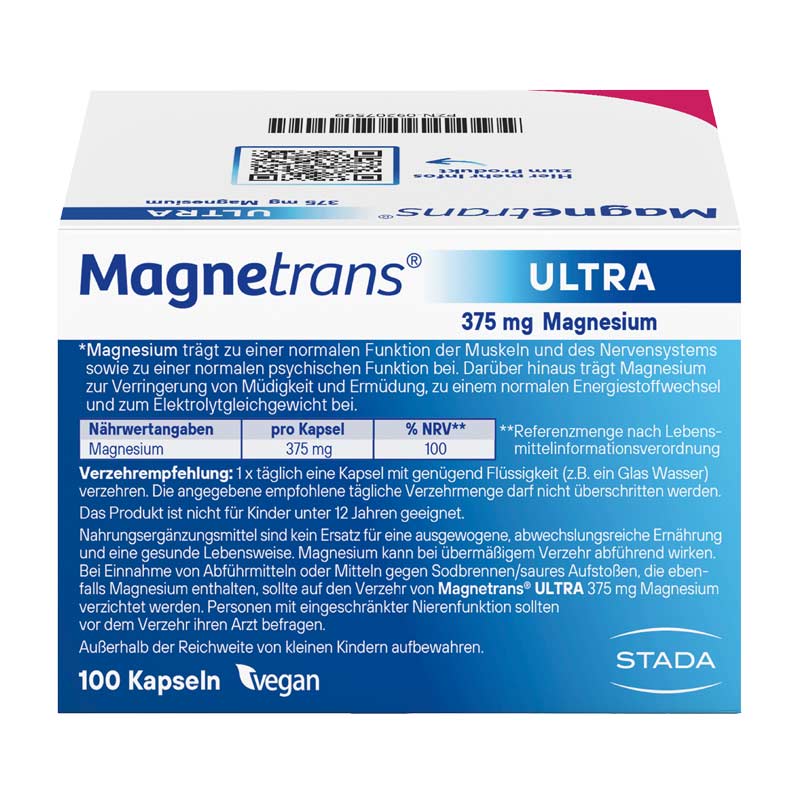 Magnetrans ULTRA 375 mg 100 St Kapseln