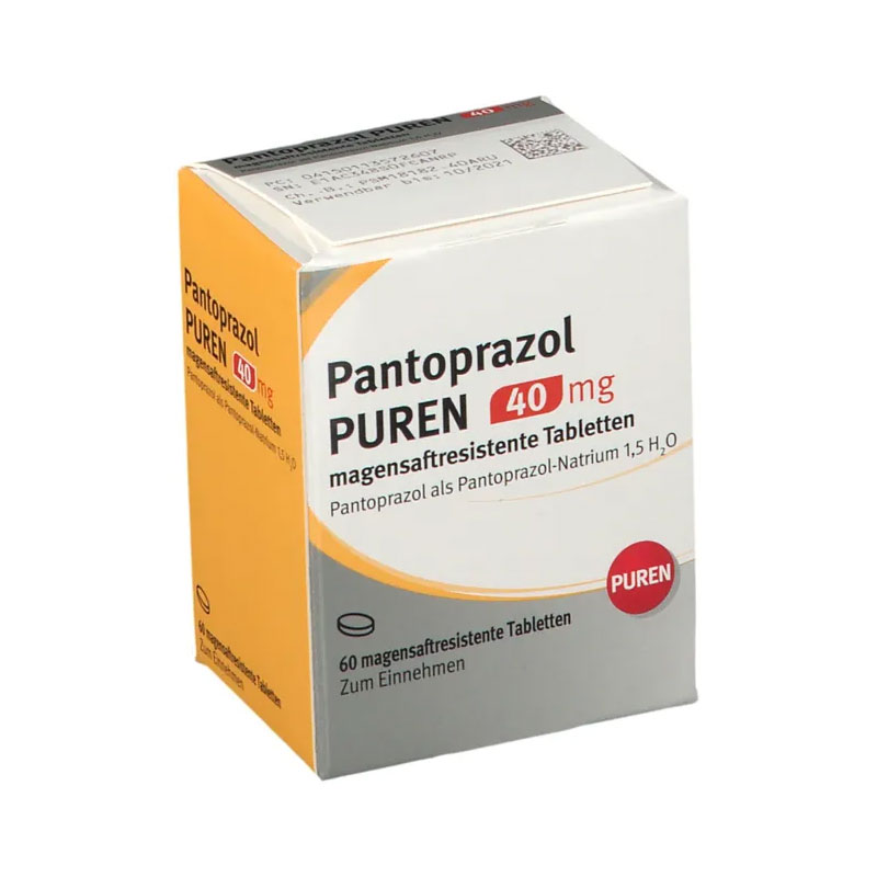 PANTOPRAZOL PUREN 40 mg magensaftres.Tabletten 60 St Tabletten magensaftresistent