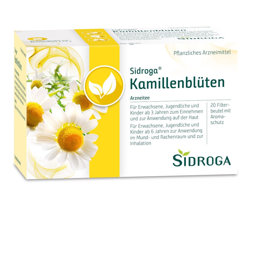 SIDROGA Kamillenblüten 20X1.5 g Tee
