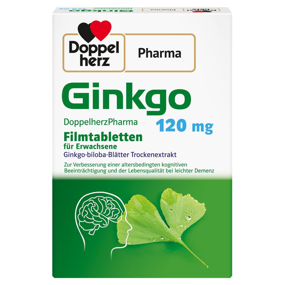 Doppelherz Pharma Ginkgo 120mg 30 St Filmtabletten