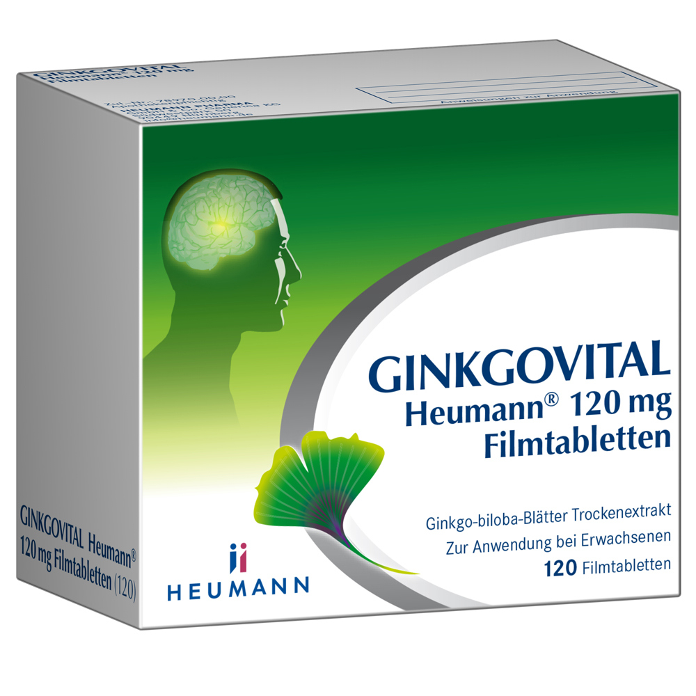GINKGOVITAL Heumann 120mg 120 St Filmtabletten