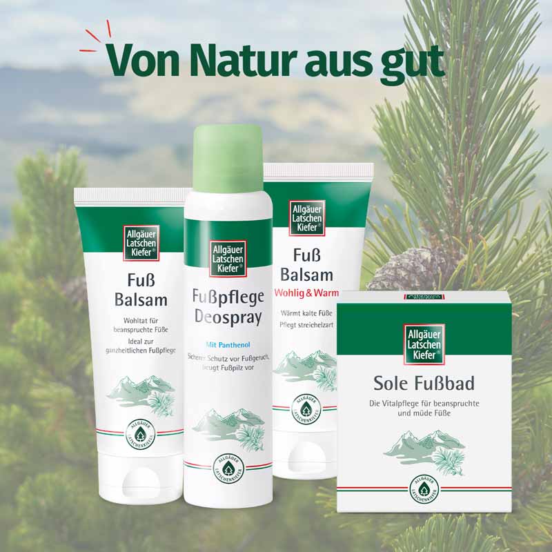Allgäuer Latschen Kiefer FUSSPFLEGE Deospray  100 ml Spray
