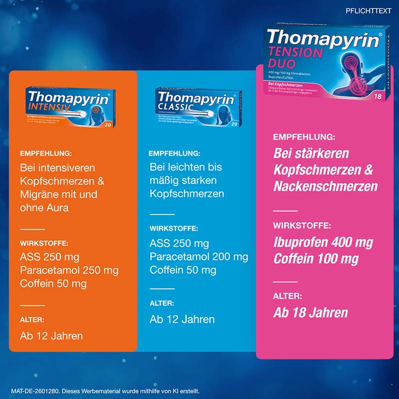 Thomapyrin TENSION DUO  18 St Filmtabletten