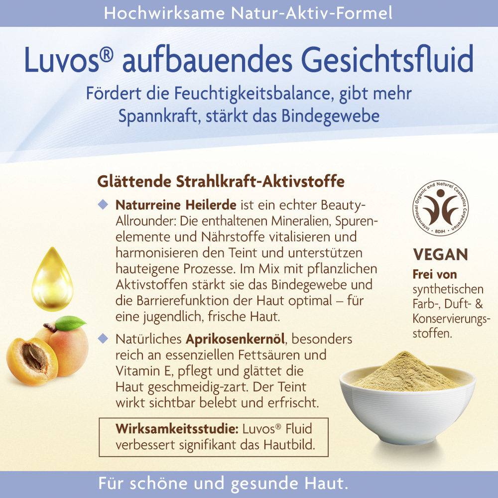Luvos HEILERDE Aufbauendes Gesichtsfluid 50 ml Emulsion