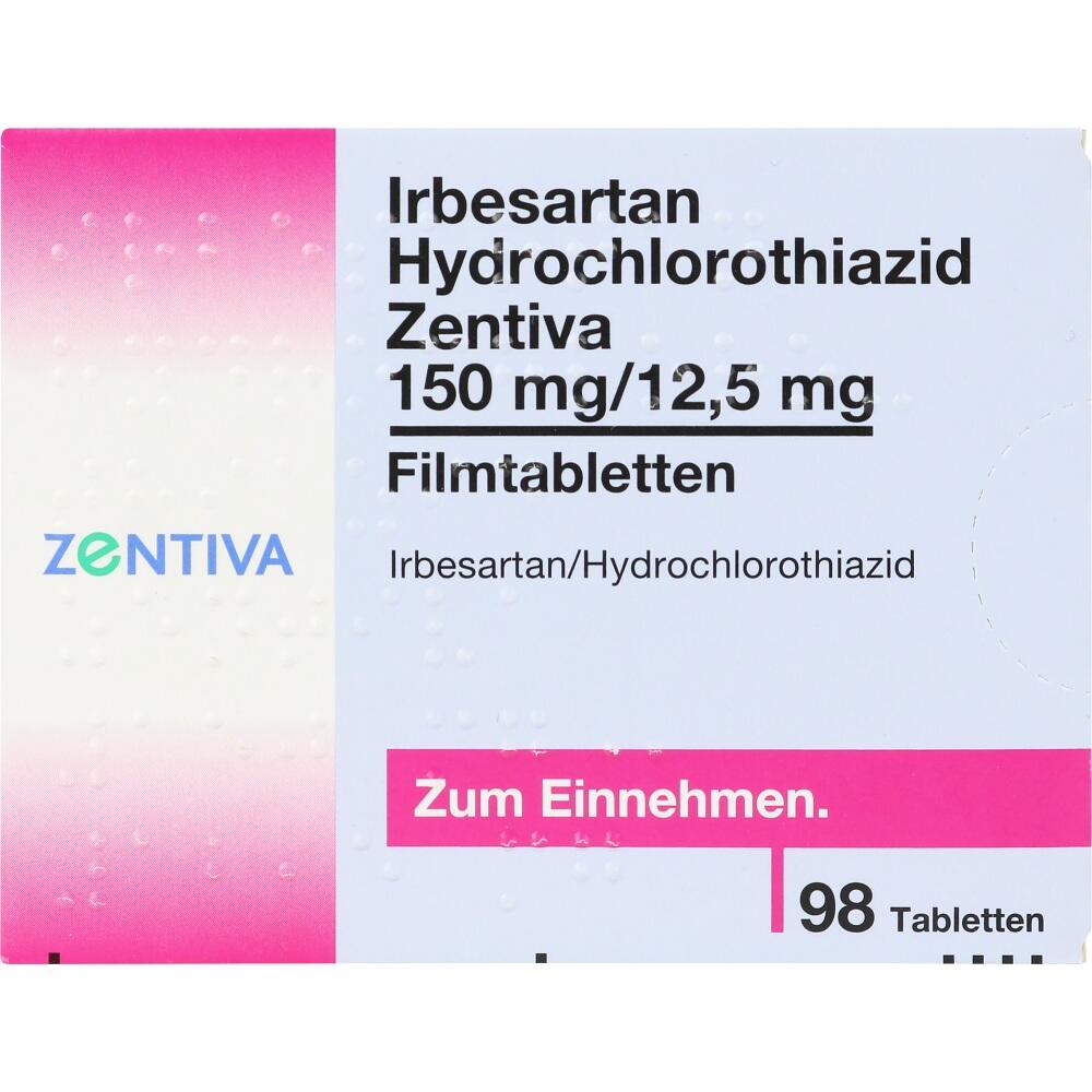 Irbesartan Hydrochlorothiazid Zentiva 150 mg/12,5 mg 98 St Filmtabletten