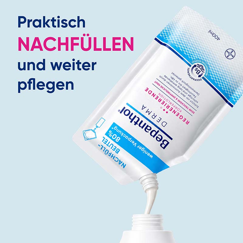 Bepanthol DERMA Regenerierende Körperlotion Nachfüllbeutel 1X400 ml Lotion