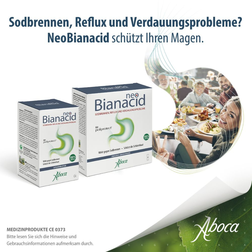 neoBianacid bei Sodbrennen, Reflux und Verdauungsproblemen 20X1.55 g Granulat