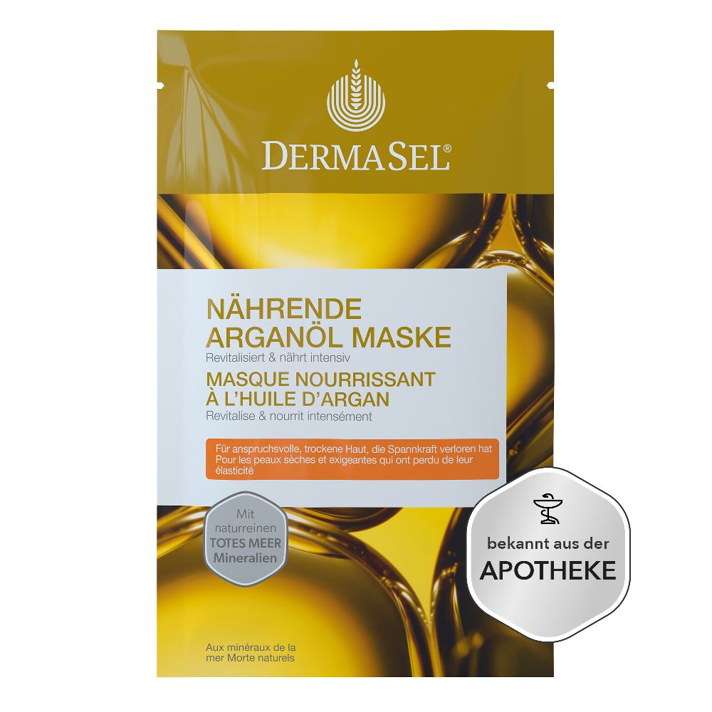 DERMASEL NÄHRENDE ARGANÖL MASKE 12 ml Gesichtsmaske