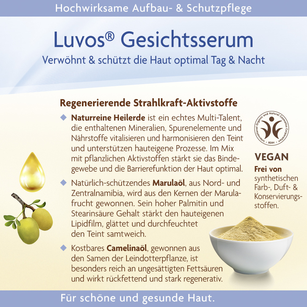 Luvos HEILERDE Regernerierendes Gesichtsserum 50 ml Emulsion