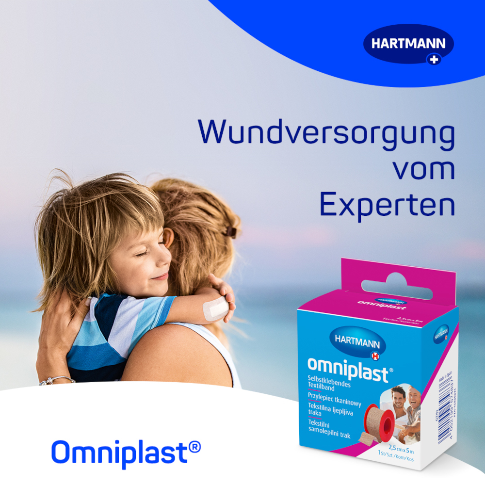 omniplast 2,5cm x 5m 1 St Pflaster