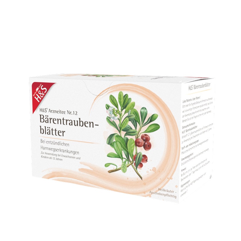 H&S Arzneitee Bärentraubenblätter 20X2.7 g Filterbeutel