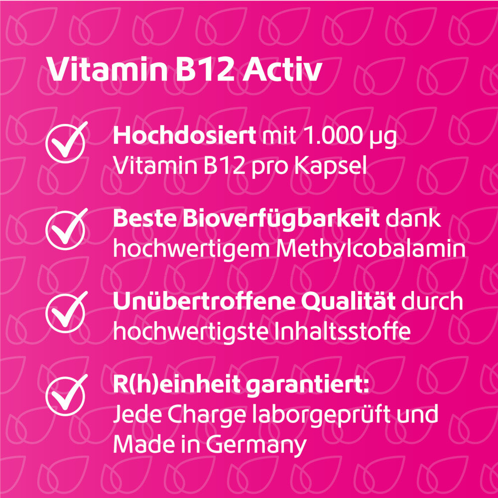 R(h)ein Nutrition Vitamin B12 Activ 1000µg 120 St Kapseln