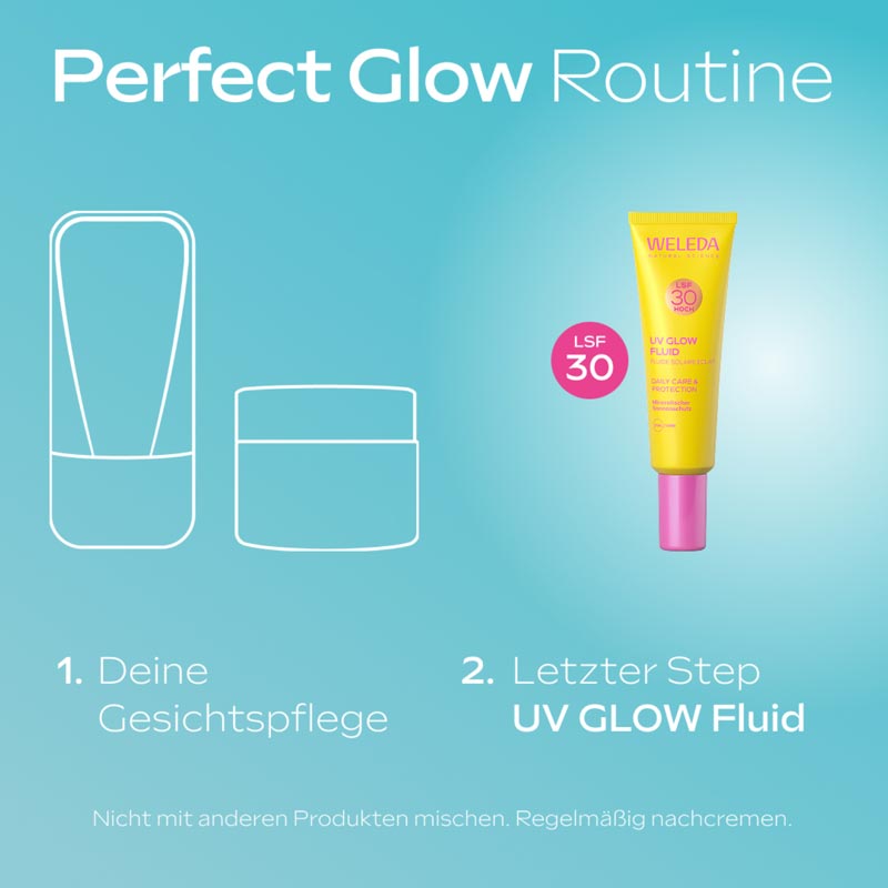 WELEDA UV GLOW FLUID LSF30 30 ml Flüssigkeit