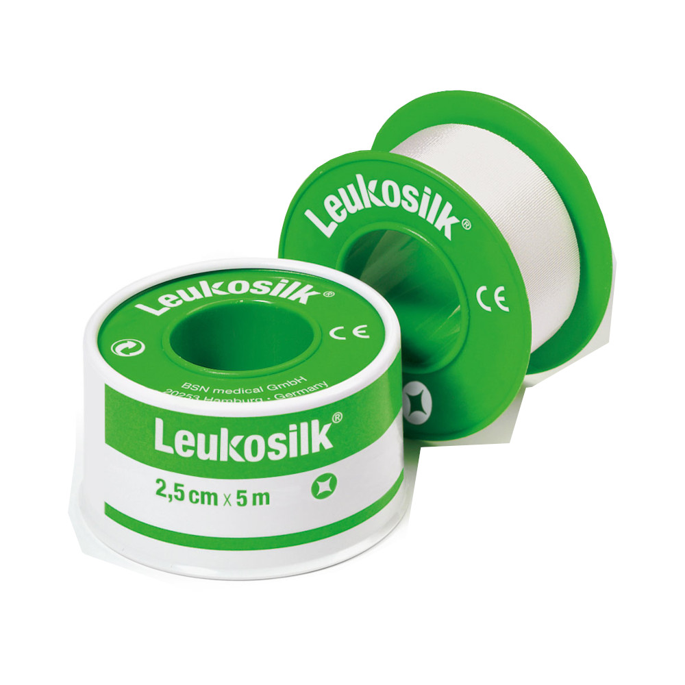 LEUKOSILK 2,5 cmx5 m 1 St Pflaster