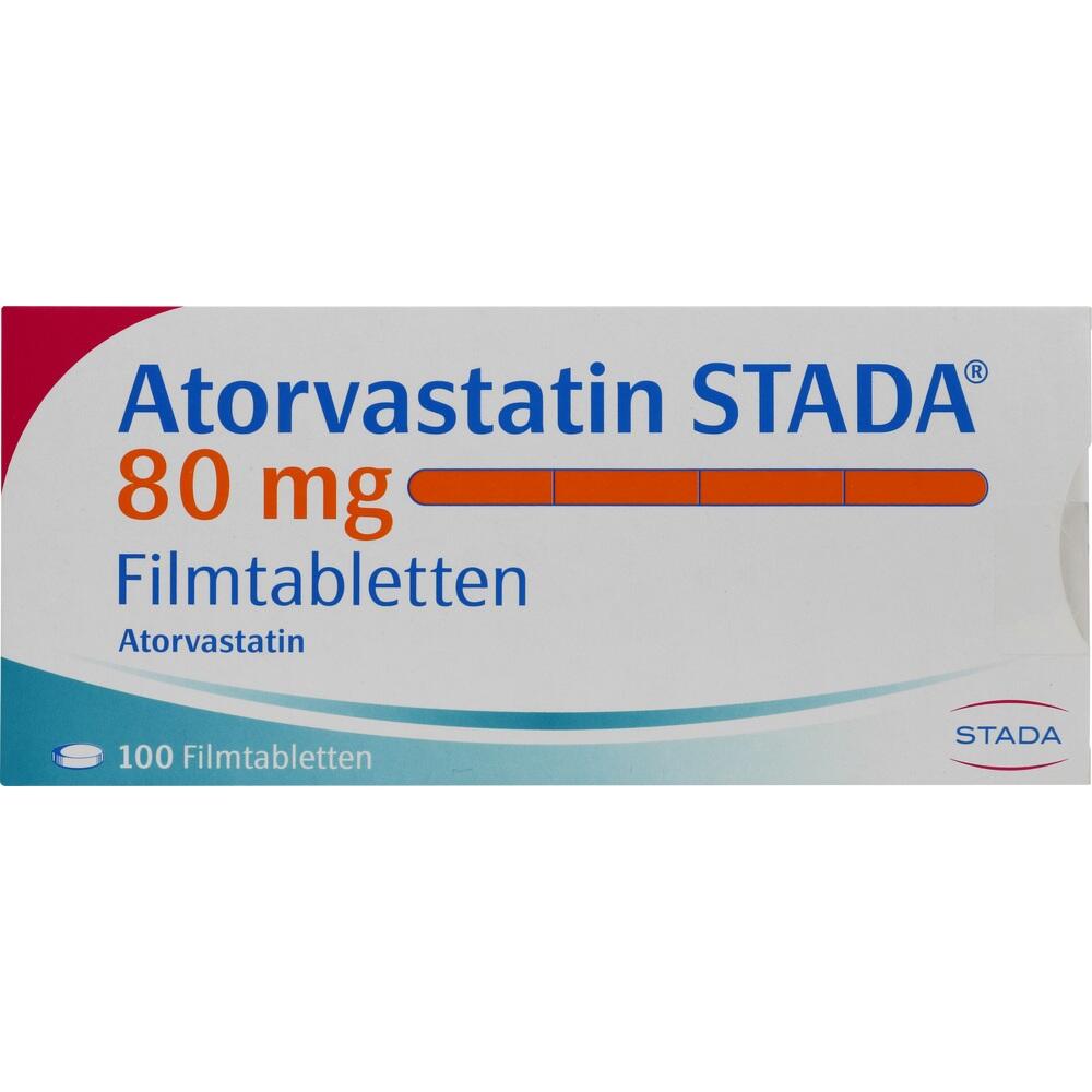 Atorvastatin STADA 80mg 100 St Filmtabletten