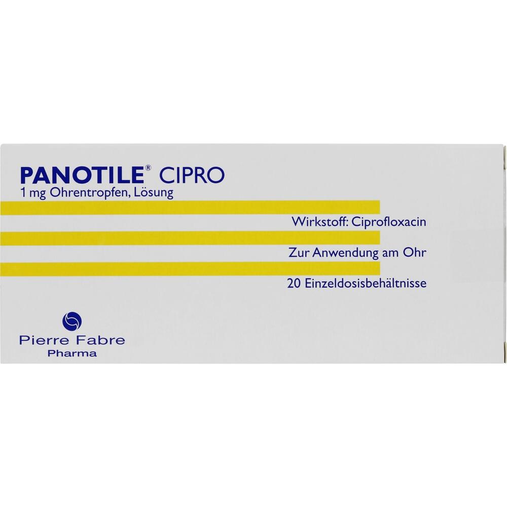PANOTILE CIPRO 1mg Ohrentropfen 20X0.5 ml Ohrentropfen