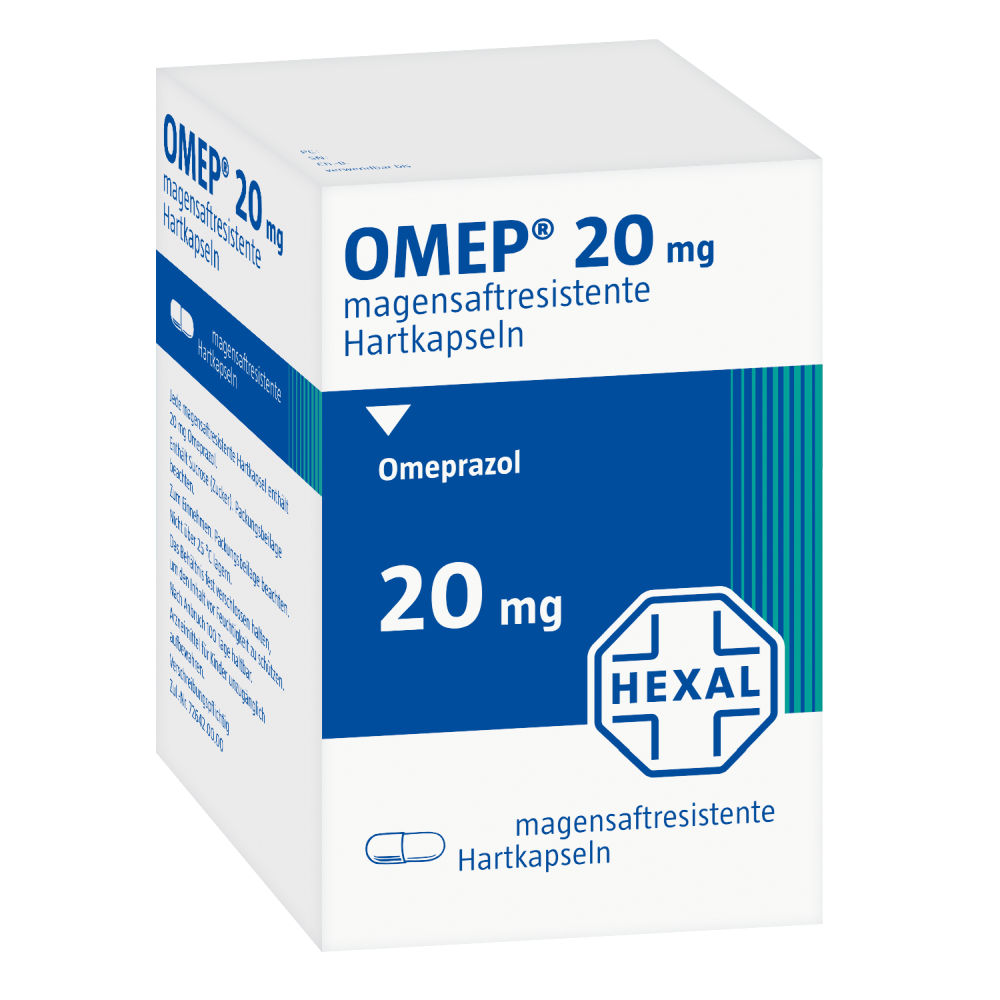 OMEP 20mg 100 St Magensaftresistente Hartkapseln