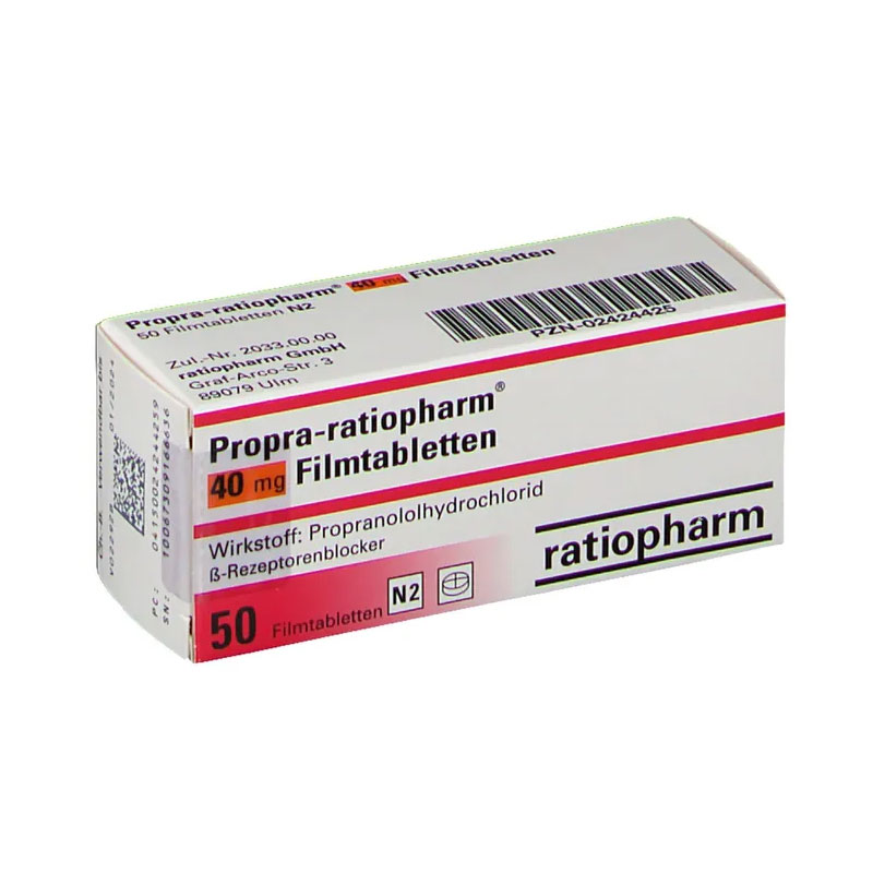 Propra-ratiopharm 40mg 50 St Filmtabletten