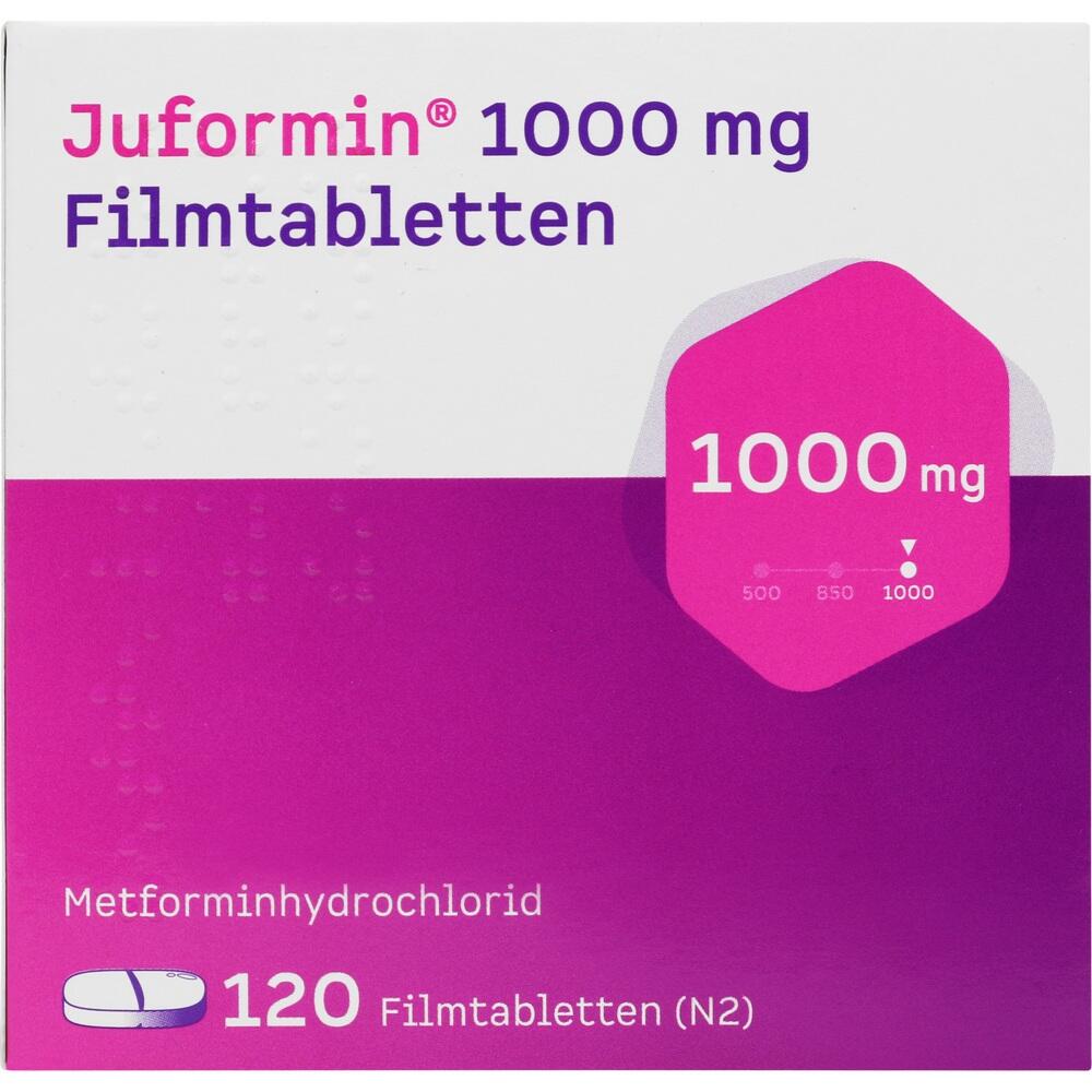 Juformin 1000mg 120 St Filmtabletten