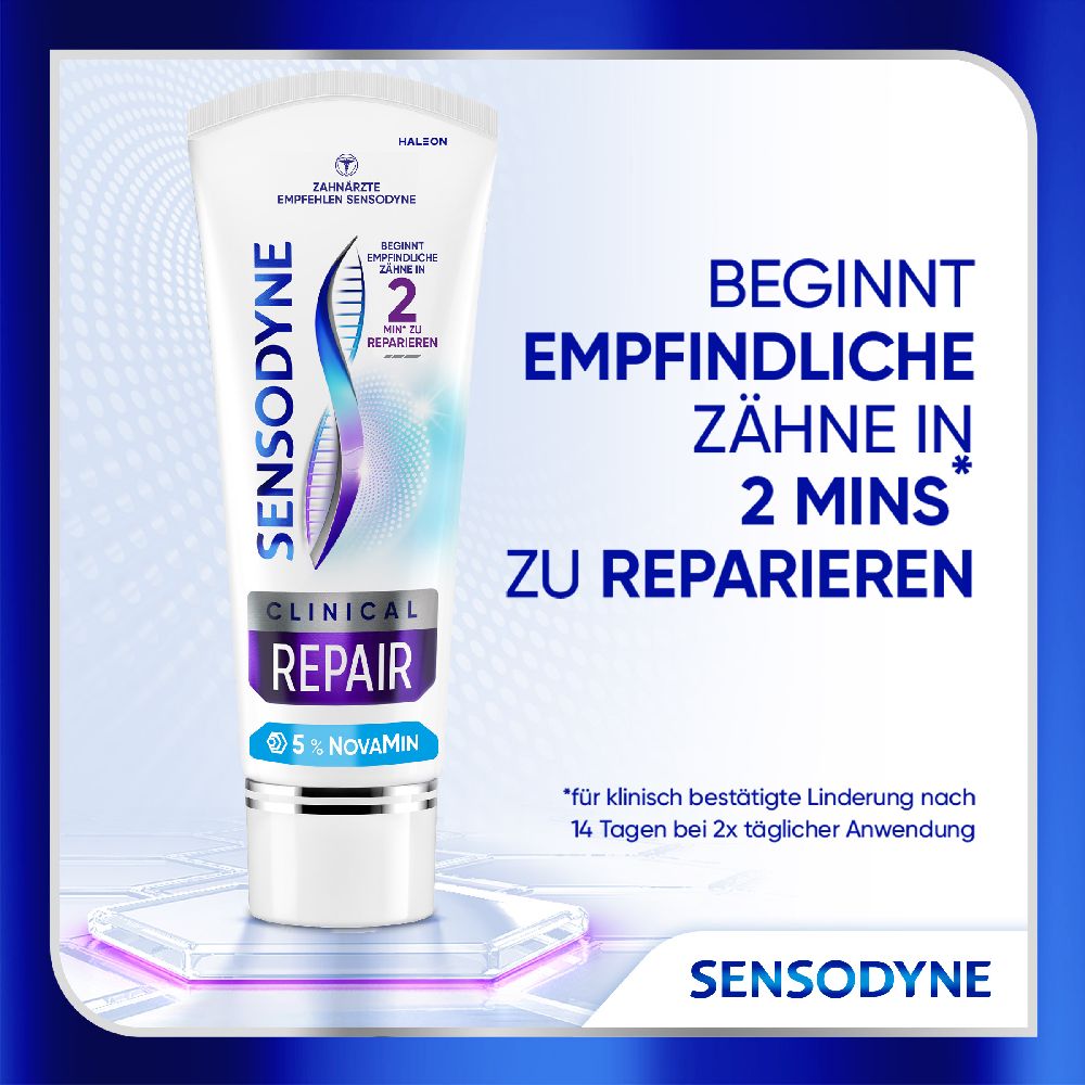 SENSODYNE CLINICAL REPAIR 5% NOVAMIN 75 ml Zahnpasta