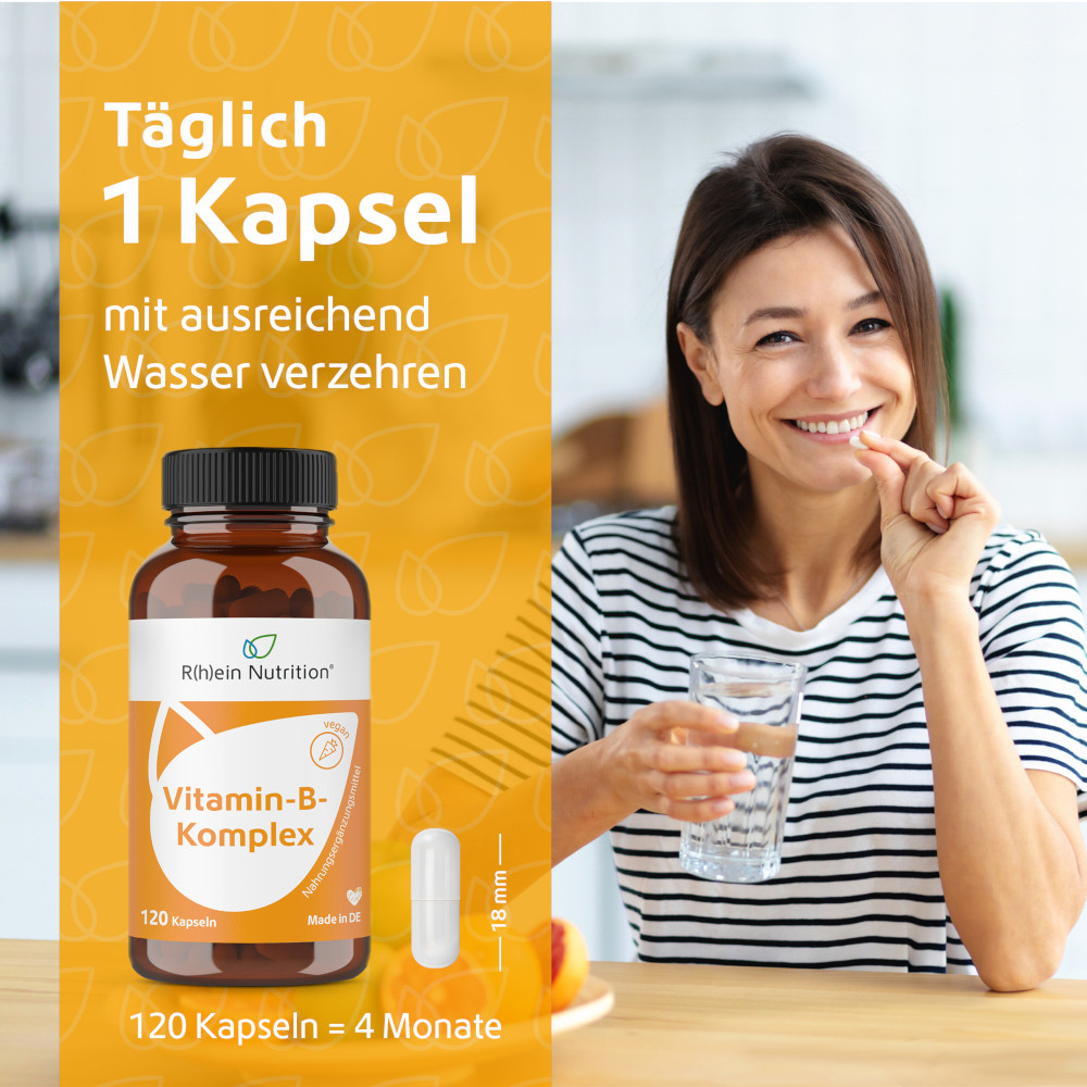 R(h)ein Nutrition Vitamin B-Komplex  120 St Kapseln